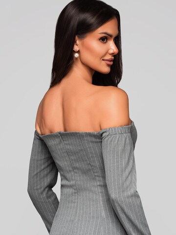 Ombre Cocktailkleid‌‌‌‌‌ in Grau