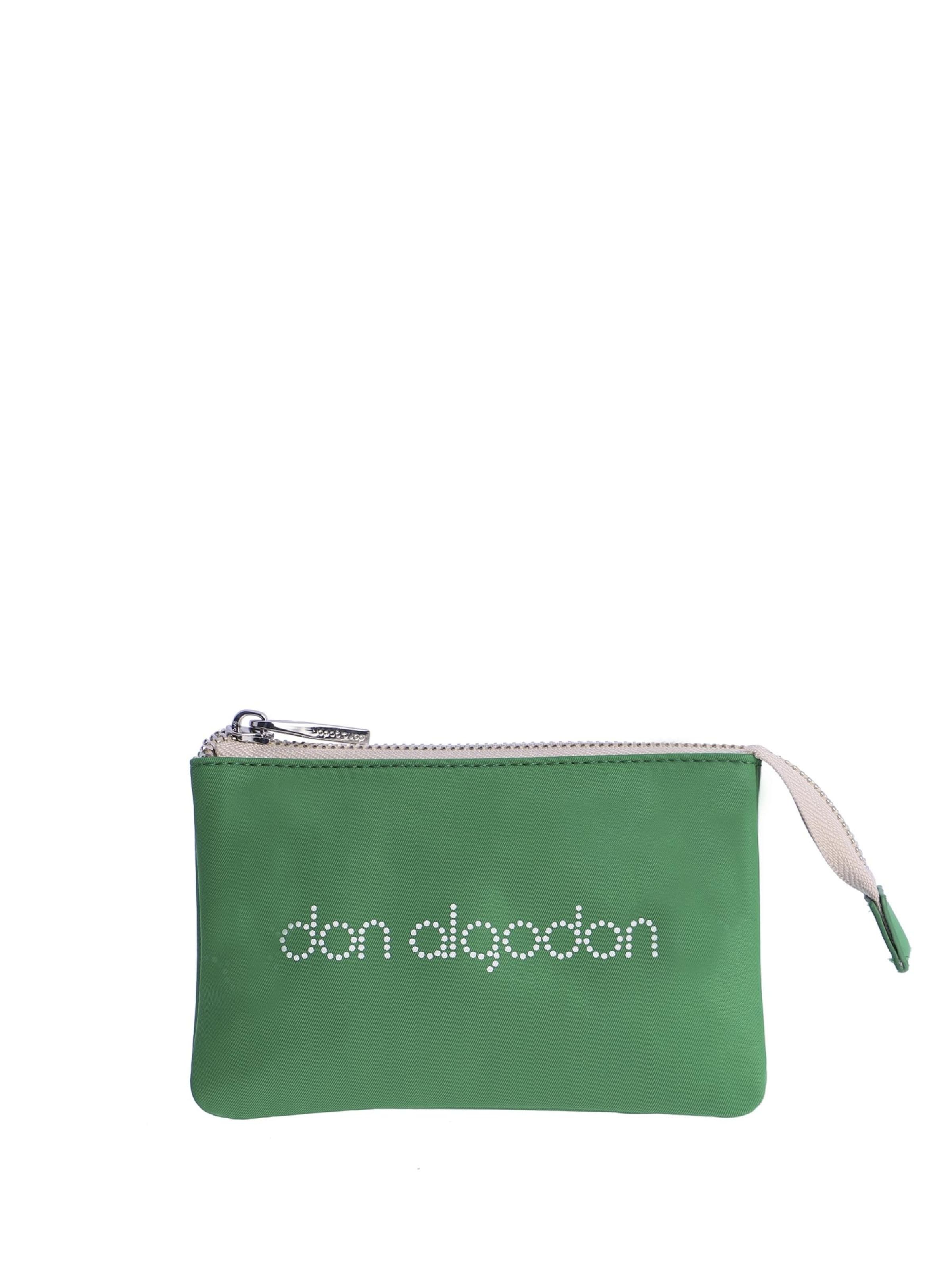 Don Algodon - Cartera 'Monedero para mujer DON ALGODON Montserrat con cremallera' en verde: frente