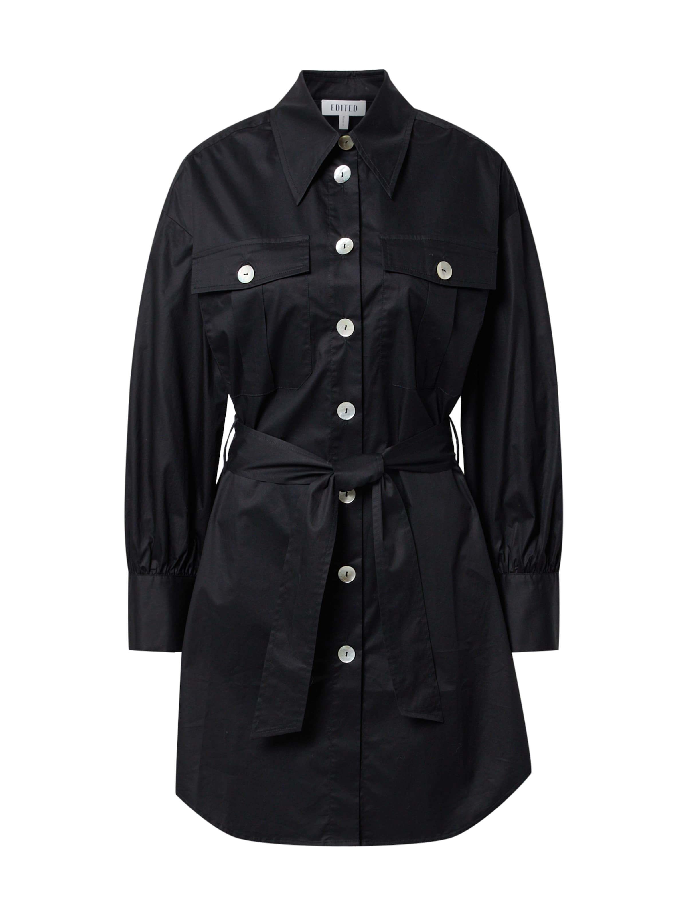 UshQK PROMO EDITED Abito camicia Kailey in Nero UshQK PROMO EDITED Abito camicia Kailey in Nero