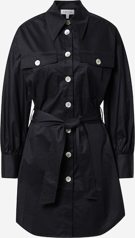 EDITED Shirt Dress 'Kailey' in Black: front