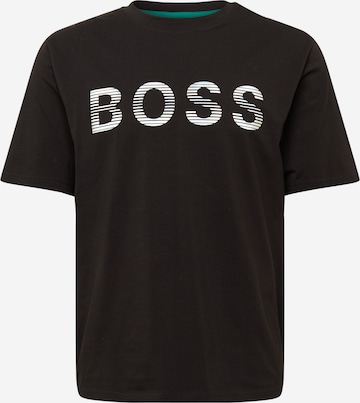 BOSS Casual T-Shirt 'TANEK' in Schwarz: front
