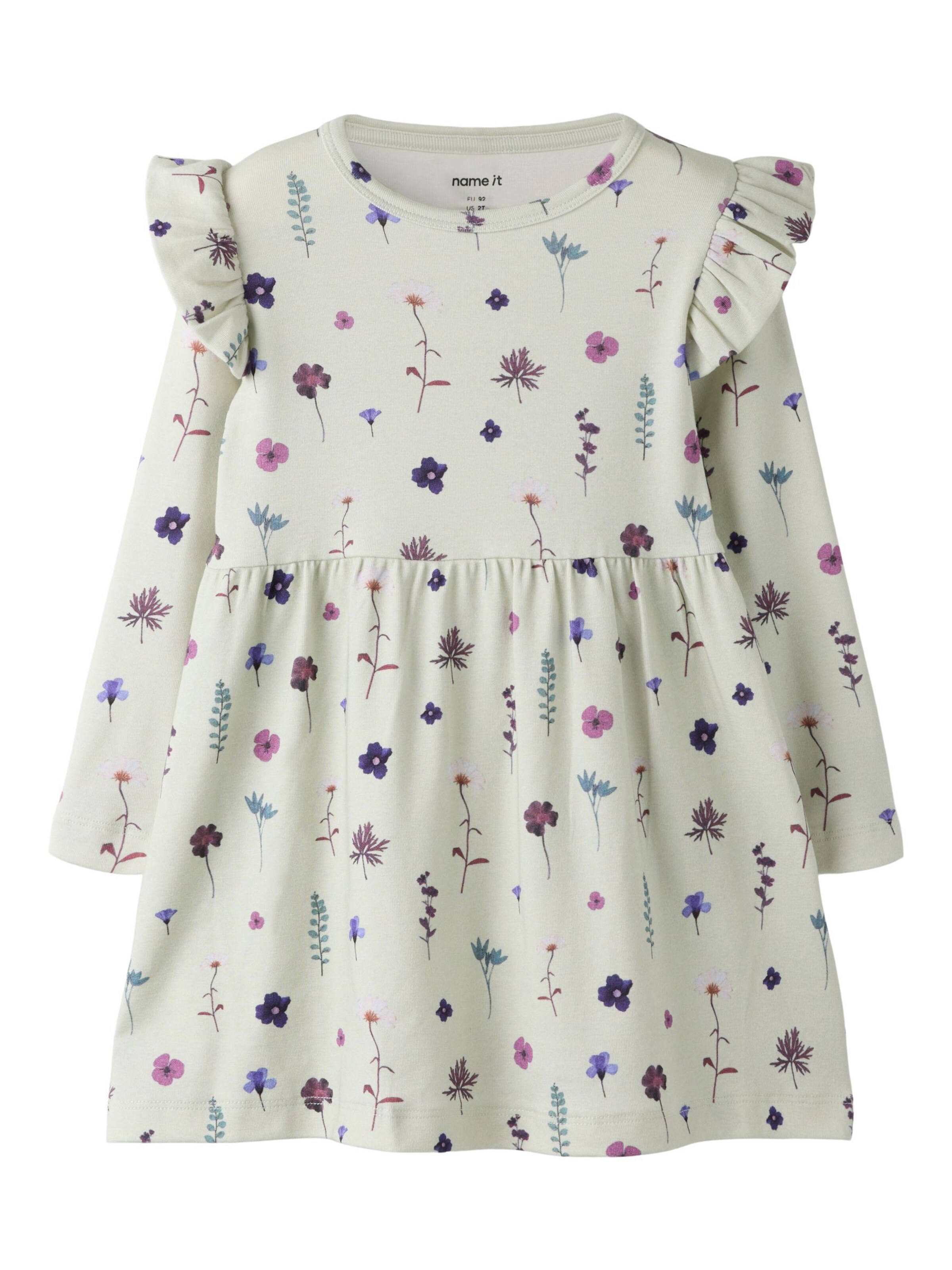 NAME IT - Vestido en gris: frente