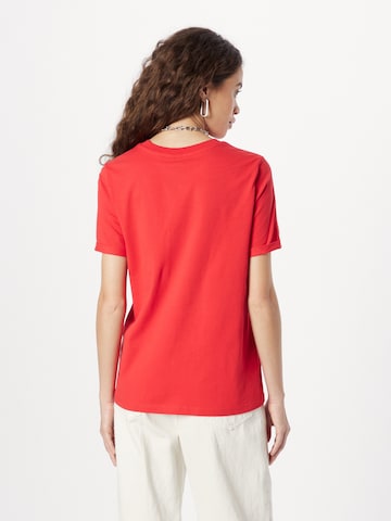 PIECES - Camisa 'Ria' em vermelho