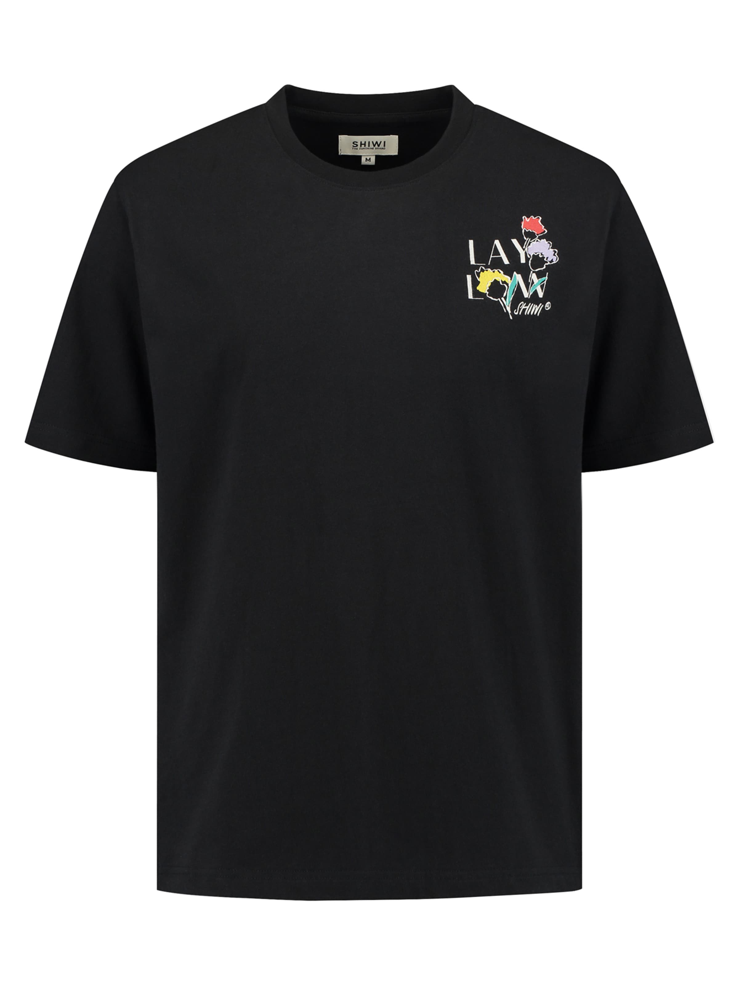 Shiwi Bluser & t-shirts 'Finn Sketched Flowers' i sort: forside