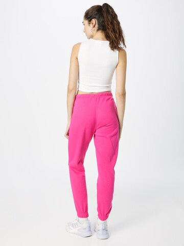 PIECES Tapered Trousers 'Chilli' in Pink