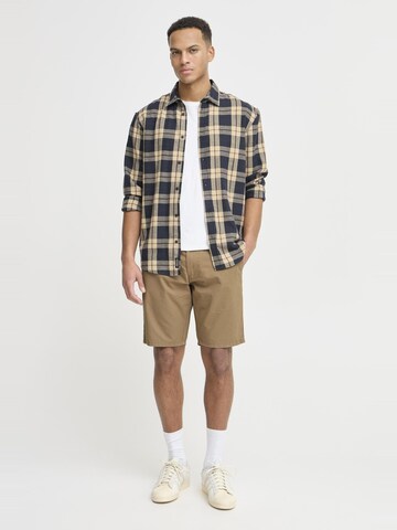 BLEND Regular Chino trousers 'Sasuke' in Brown