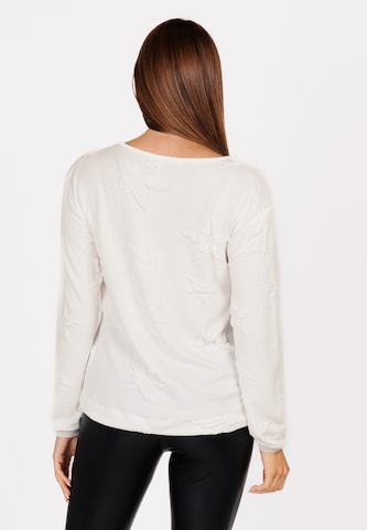 Key Largo Sweatshirt 'Sky' in Weiß