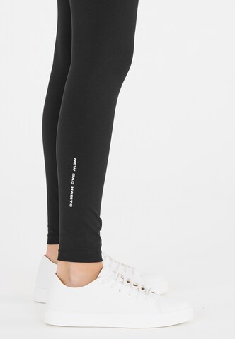 Les'Arcs Slimfit Tights 'Aderler' in Schwarz