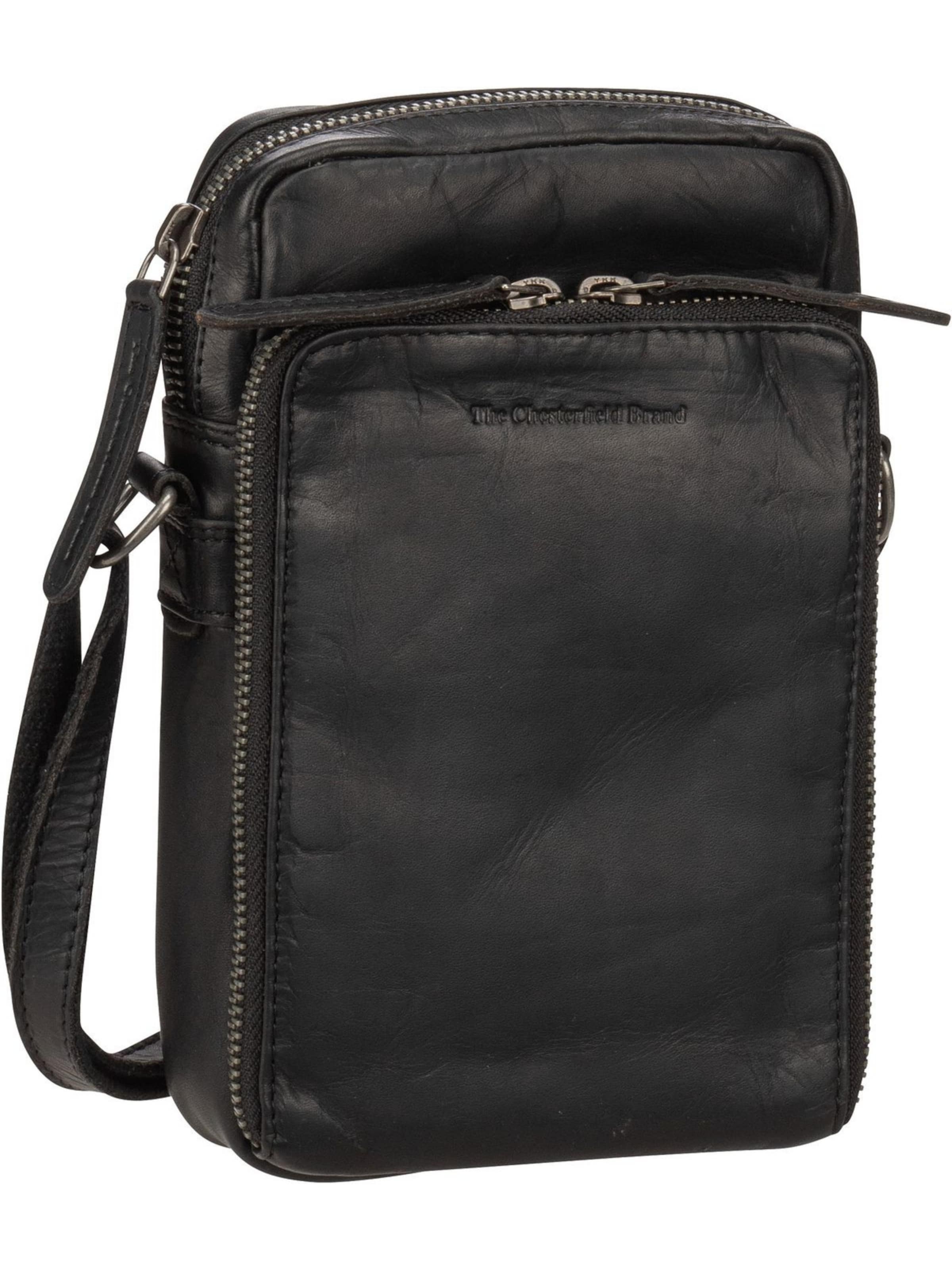 The Chesterfield Brand Handytasche 'Hamilton' in Schwarz: Vorderseite