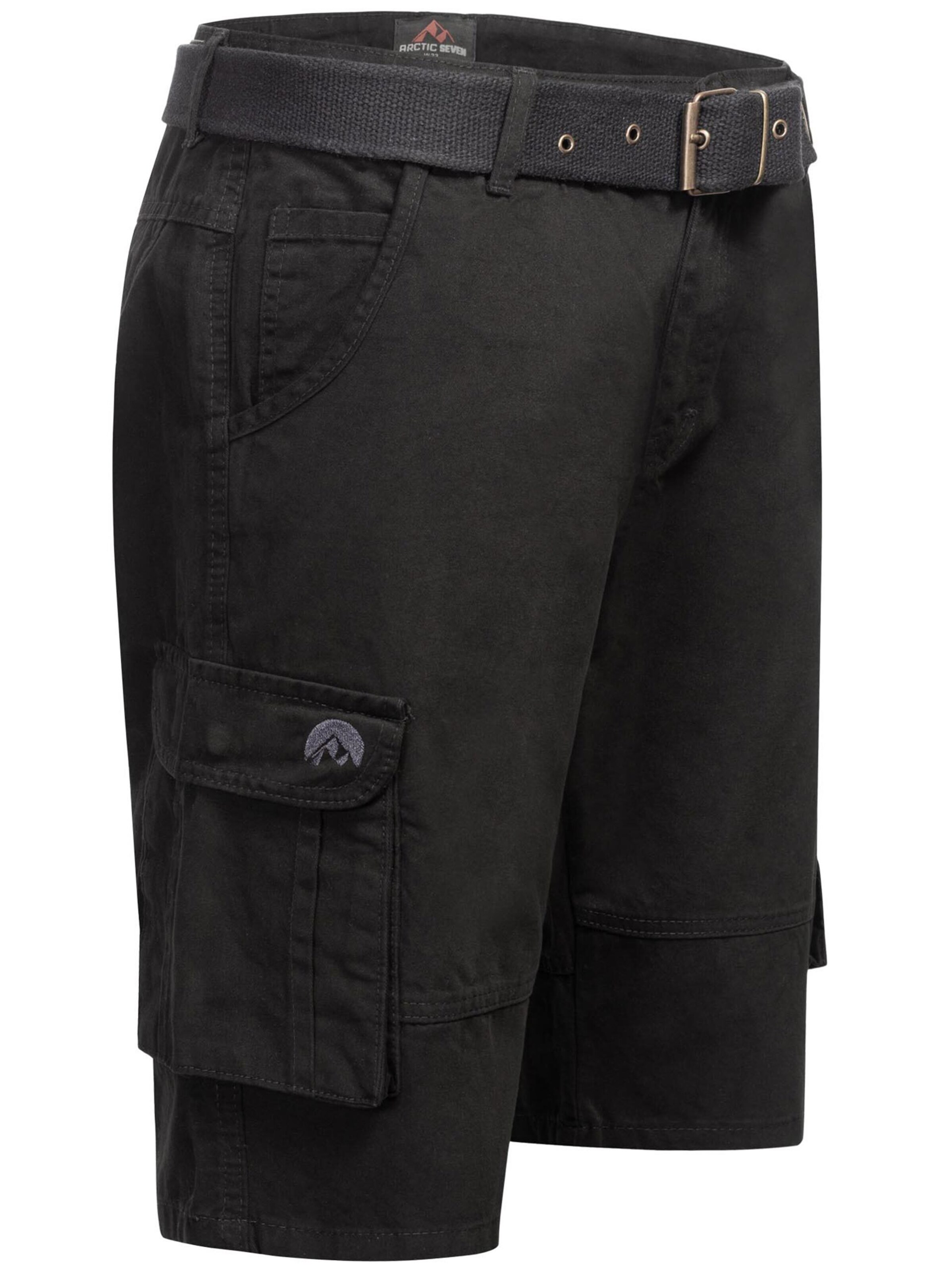 Arctic Seven Regular Cargo Pants in Black