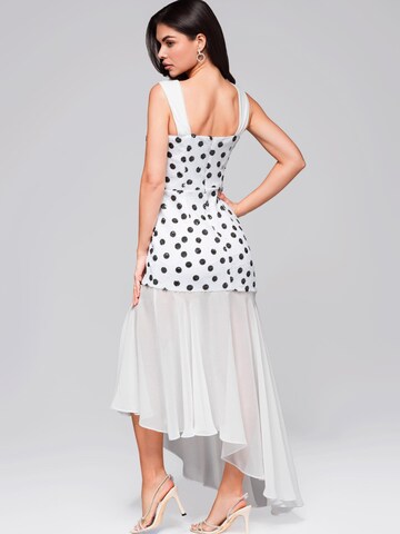 Robe de soirée Ombre en blanc