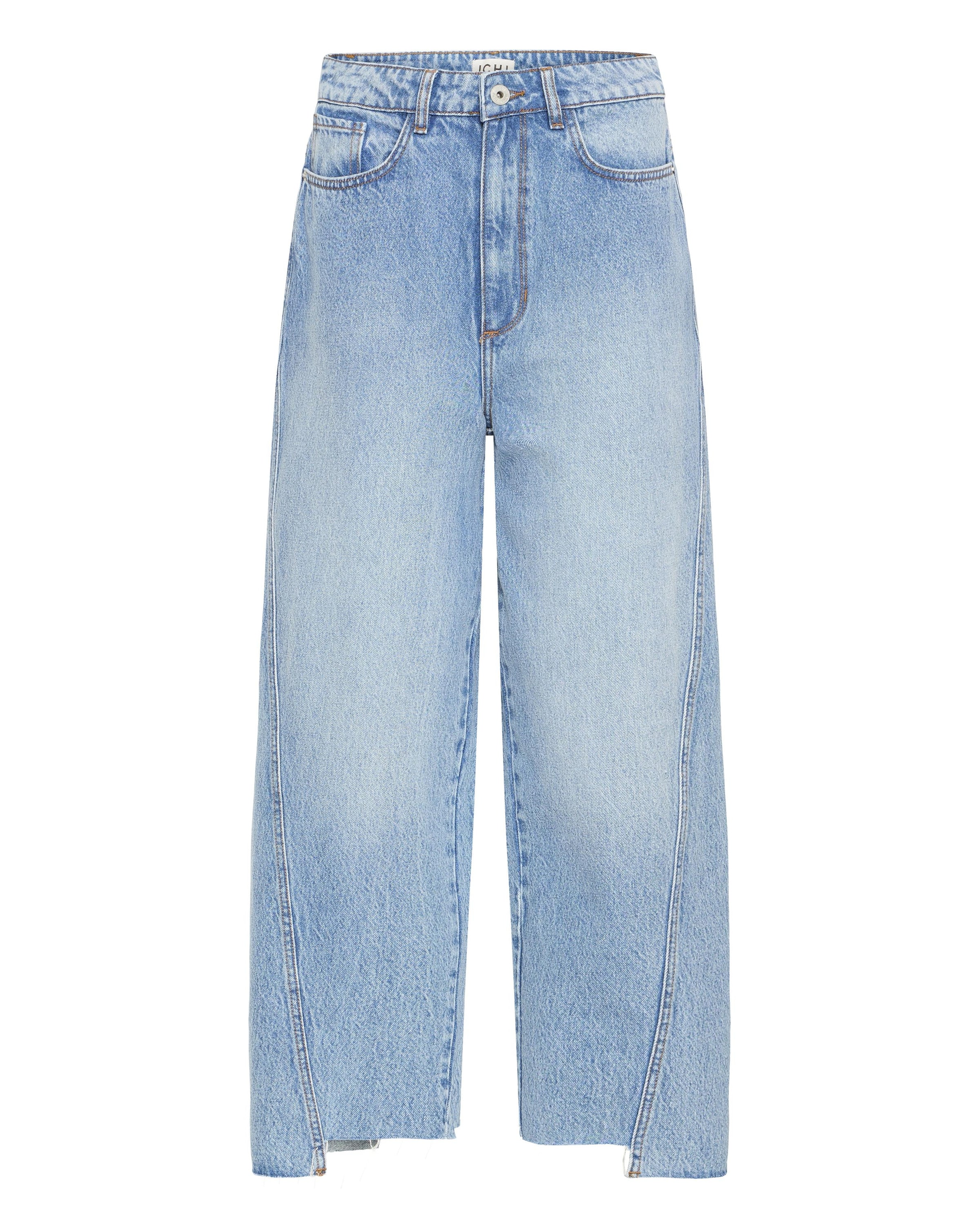 ICHI Loosefit Jeans 'OBINNE' in Blauw: voorkant