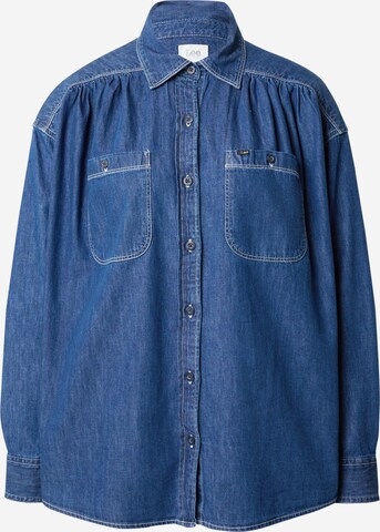 Lee Blouse 'FRONTIER' in Blauw: voorkant