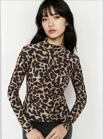 Hiccup Top 'Oberteile' in Brown: front