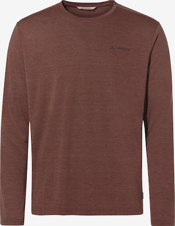 VAUDE Performance shirt 'Rosemoor III' in Brown: front
