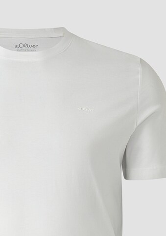 T-Shirt s.Oliver en blanc
