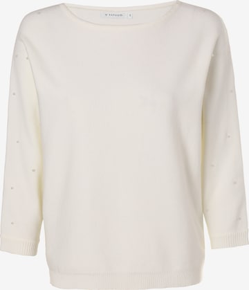 TATUUM Sweater 'PERLO' in White: front