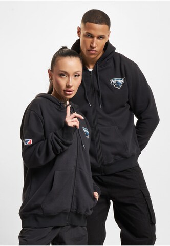 European League of Football Sweatjacke 'Panthers Wroclaw 1' in Schwarz: Vorderseite