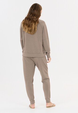 Athlecia Tapered Sweatpants 'Jacey' in Braun