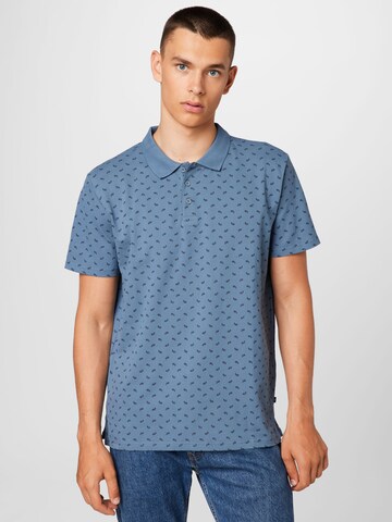 TOM TAILOR Poloshirt in Blau: predná strana