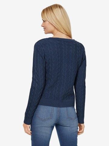 Linea Tesini by heine Knit cardigan in Blue