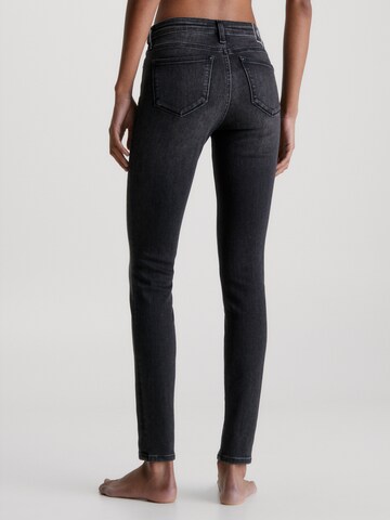 Calvin Klein Jeans Skinny Kavbojke | črna barva