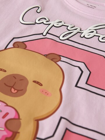 Maglietta 'Capybara' di NAME IT in rosa