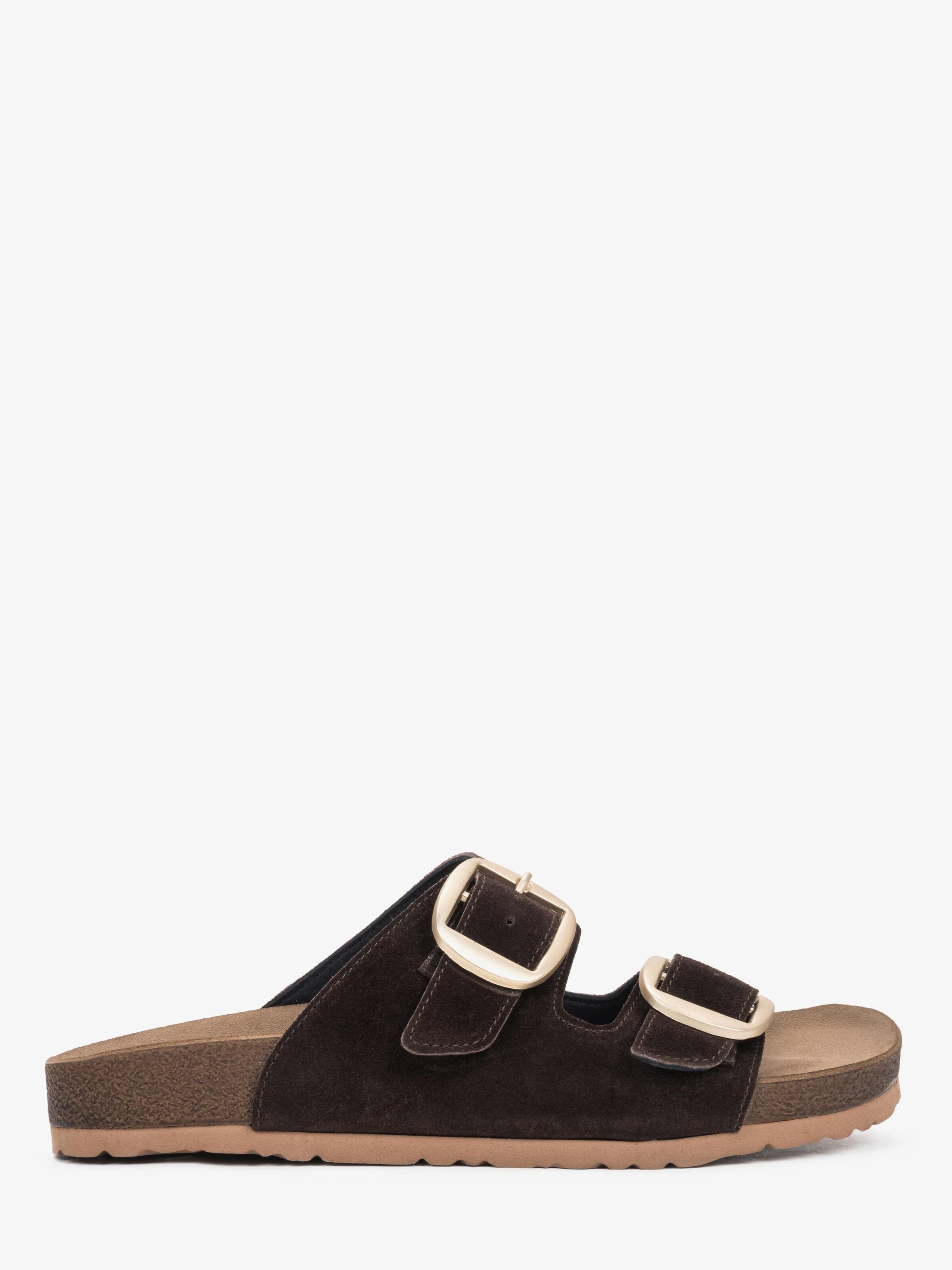 Estro Sandals '057-455' in Brown: front