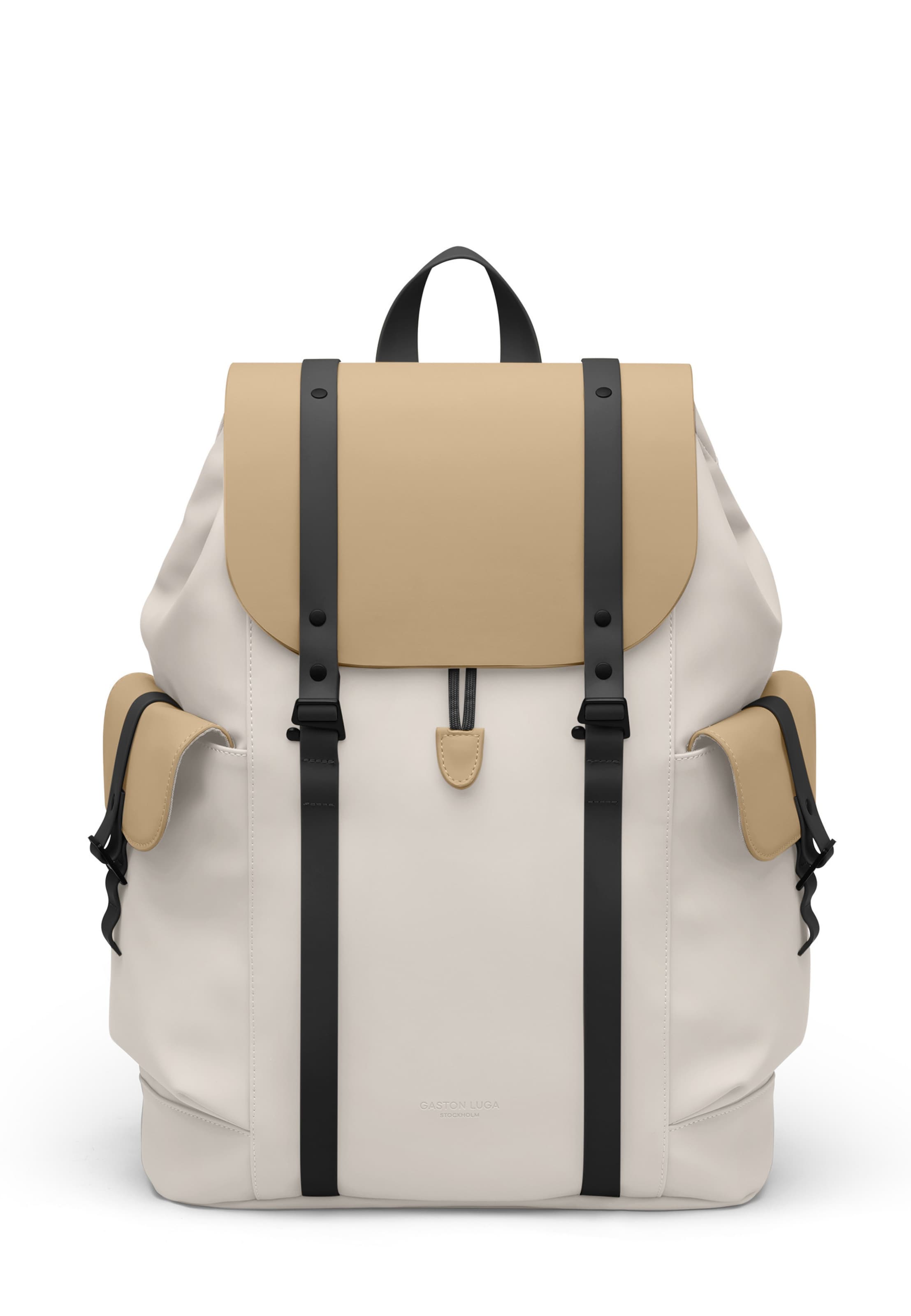 Gaston Luga - Mochila 'Spläsh Utility' em bege: frente