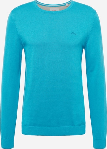 s.Oliver Sweater in Blue: front