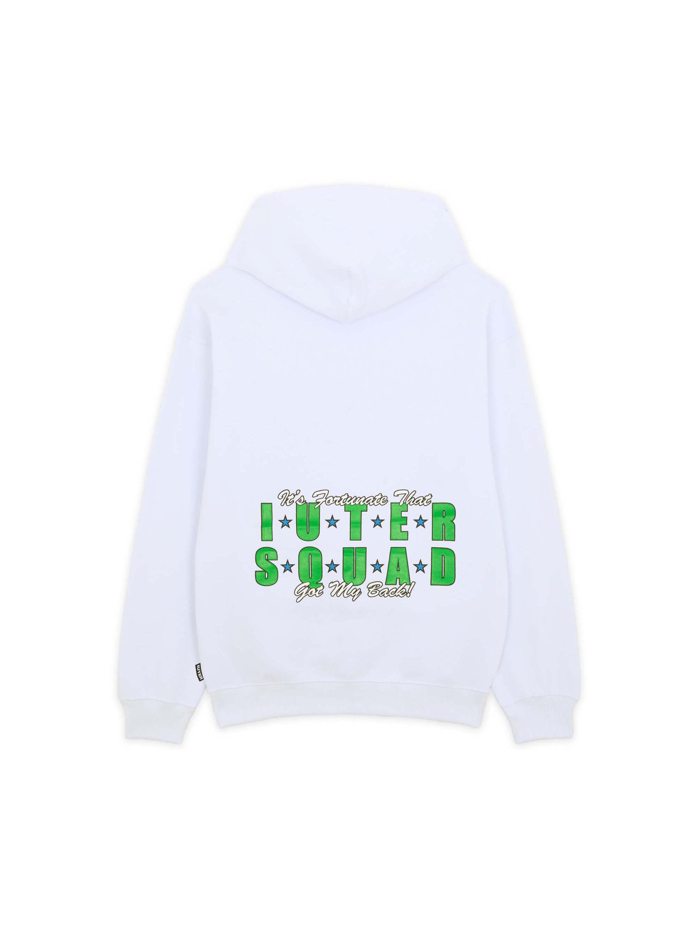 IUTER Sweatshirt 'Squad' in Wit