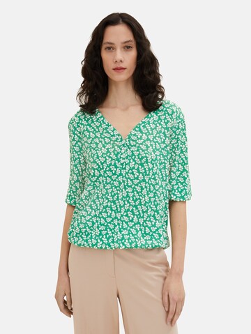 TOM TAILOR Shirt in Green: front