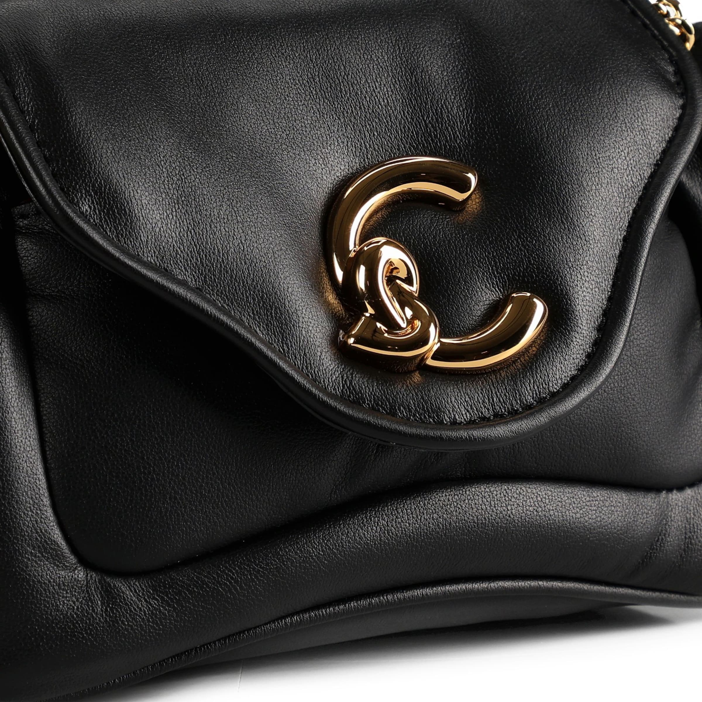 Sac bandoulière 'C-Me Fluffy' Coccinelle en noir