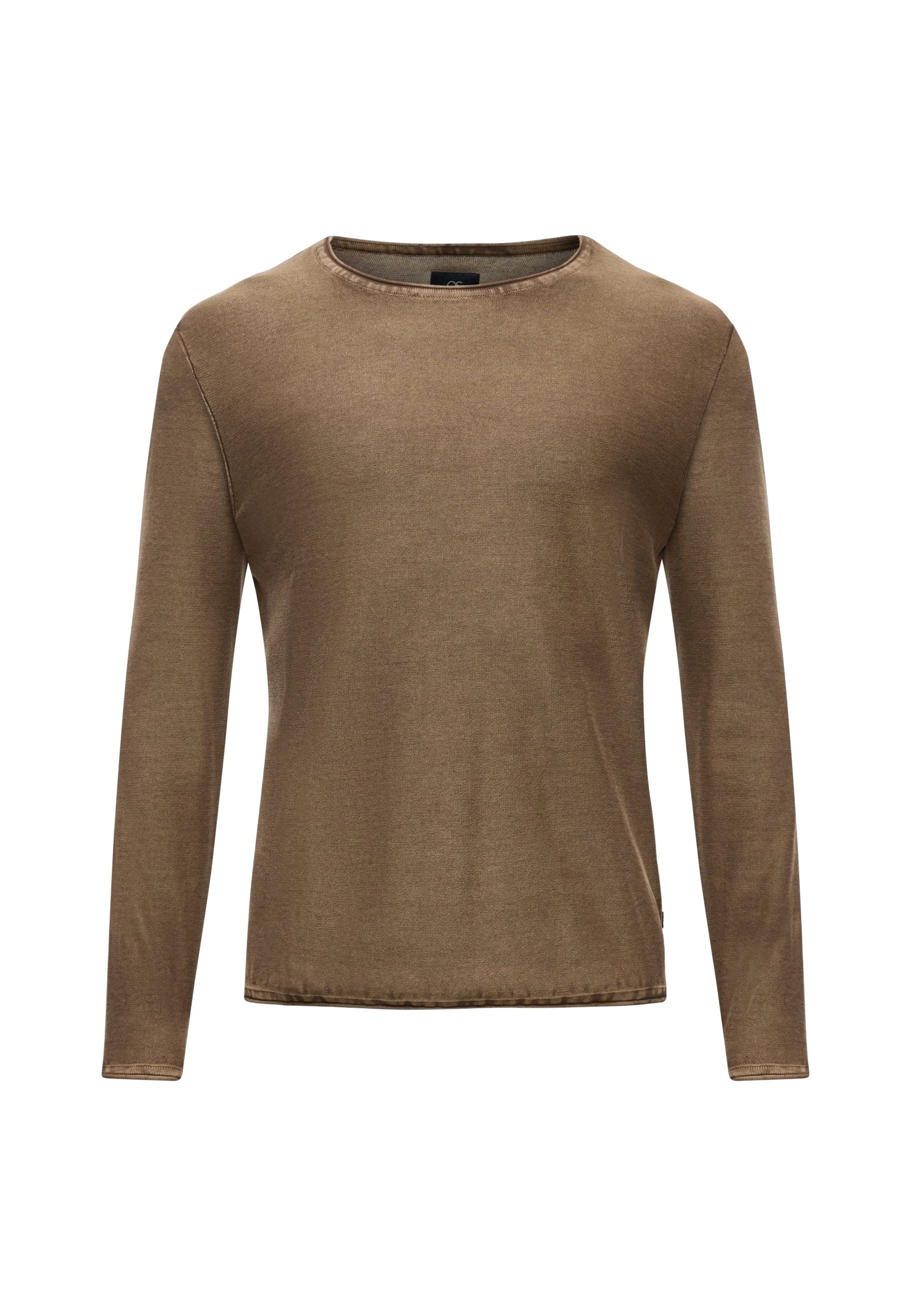 Pull-over QS en marron : devant