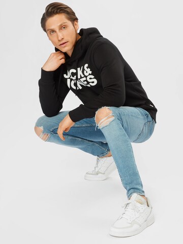 Sweat-shirt JACK & JONES en bleu