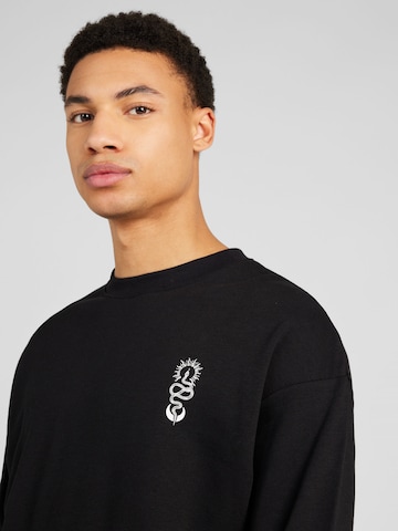 JACK & JONES Sweatshirt 'HEKTOR' in Zwart