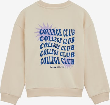 smėlio WE Fashion Megztinis be užsegimo: priekis