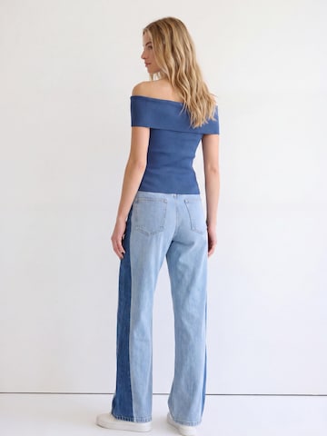 andy & lucy Flared Jeans 'DENVER' in Blue