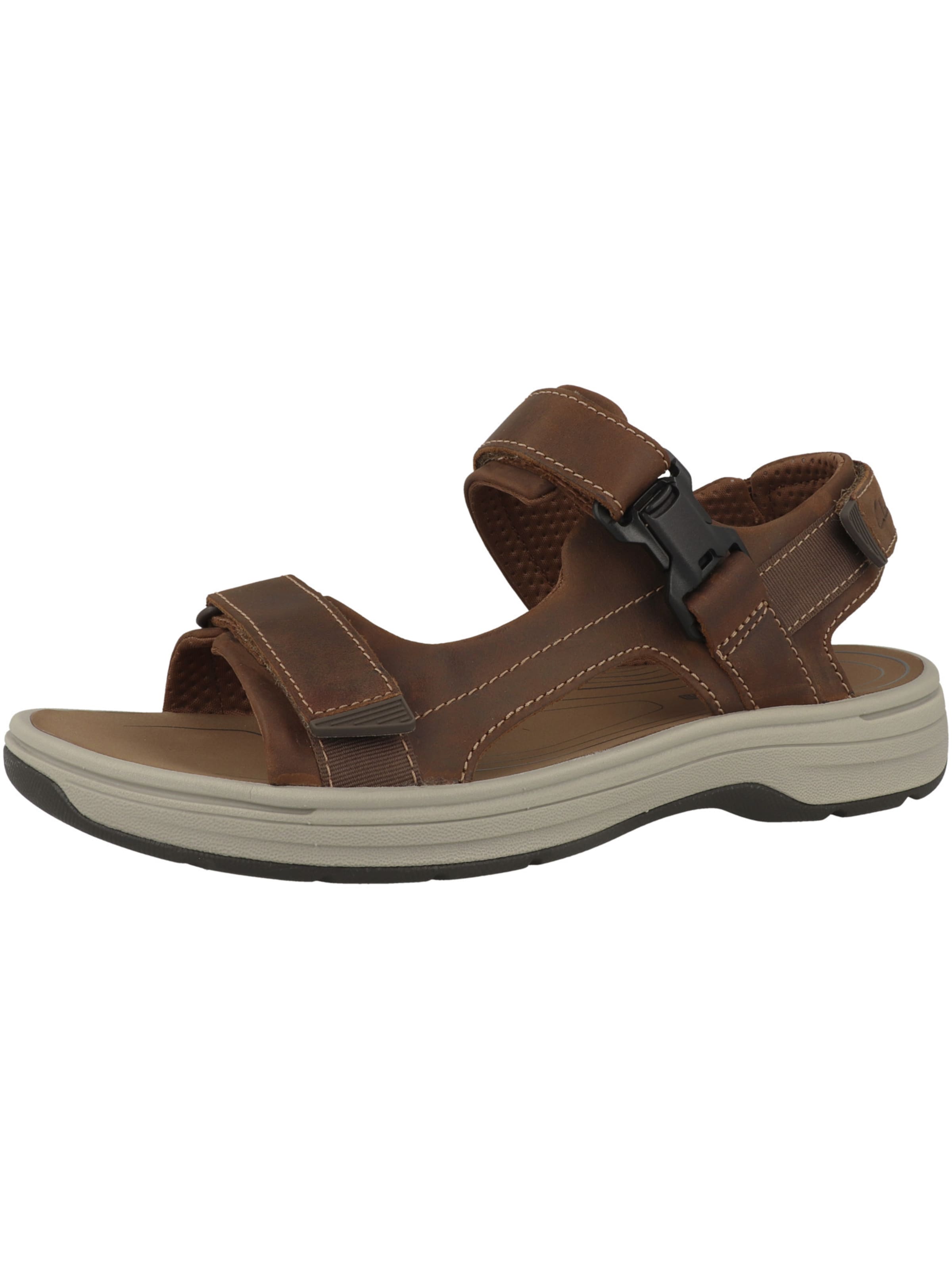 CLARKS Sandal 'Saltway Edge' in Brown: front
