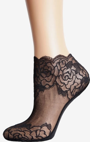 Chaussettes 'Teresa' Sokisahtel en noir : devant