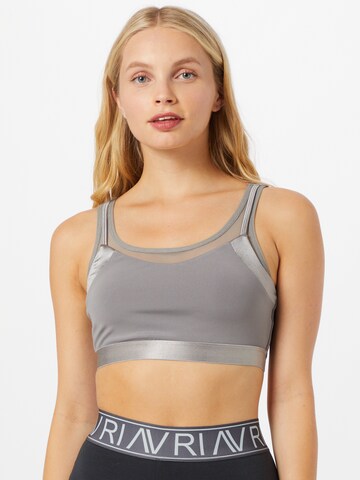 River Island Bralette Bra in Grey: front