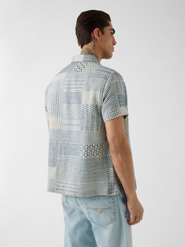 GUESS Regular Fit Hemd in Blau