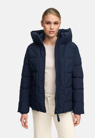 Veste d’hiver 'Kuschelnasee 16' MARIKOO en bleu : devant