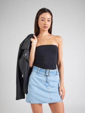 TOPSHOP Top - fekete: elől