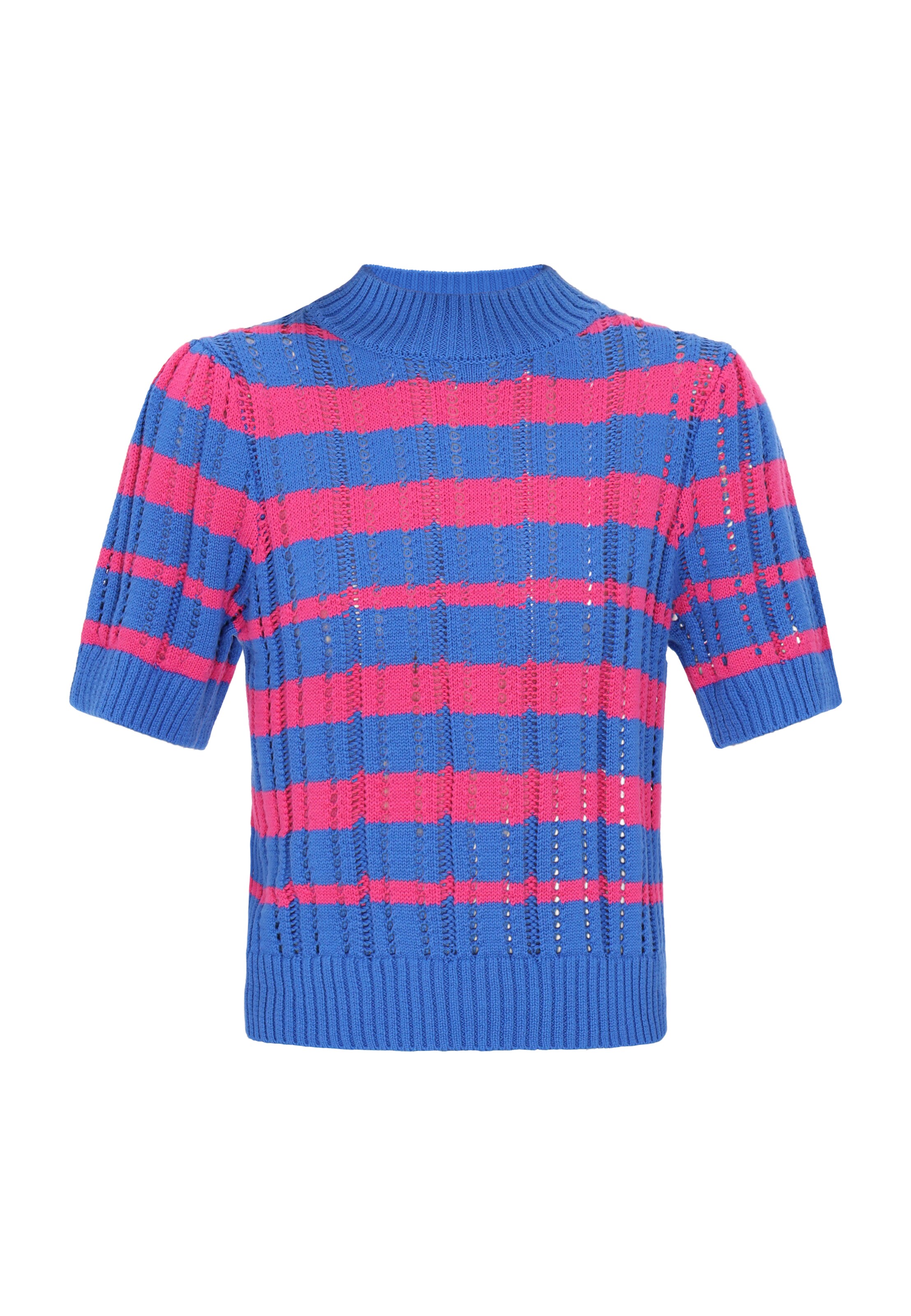 Pull-over IZIA en bleu : devant