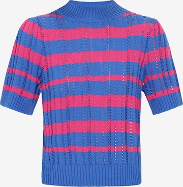 IZIA Trui in Blauw: voorkant