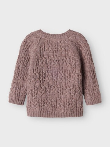 NAME IT Gebreid vest in Lila