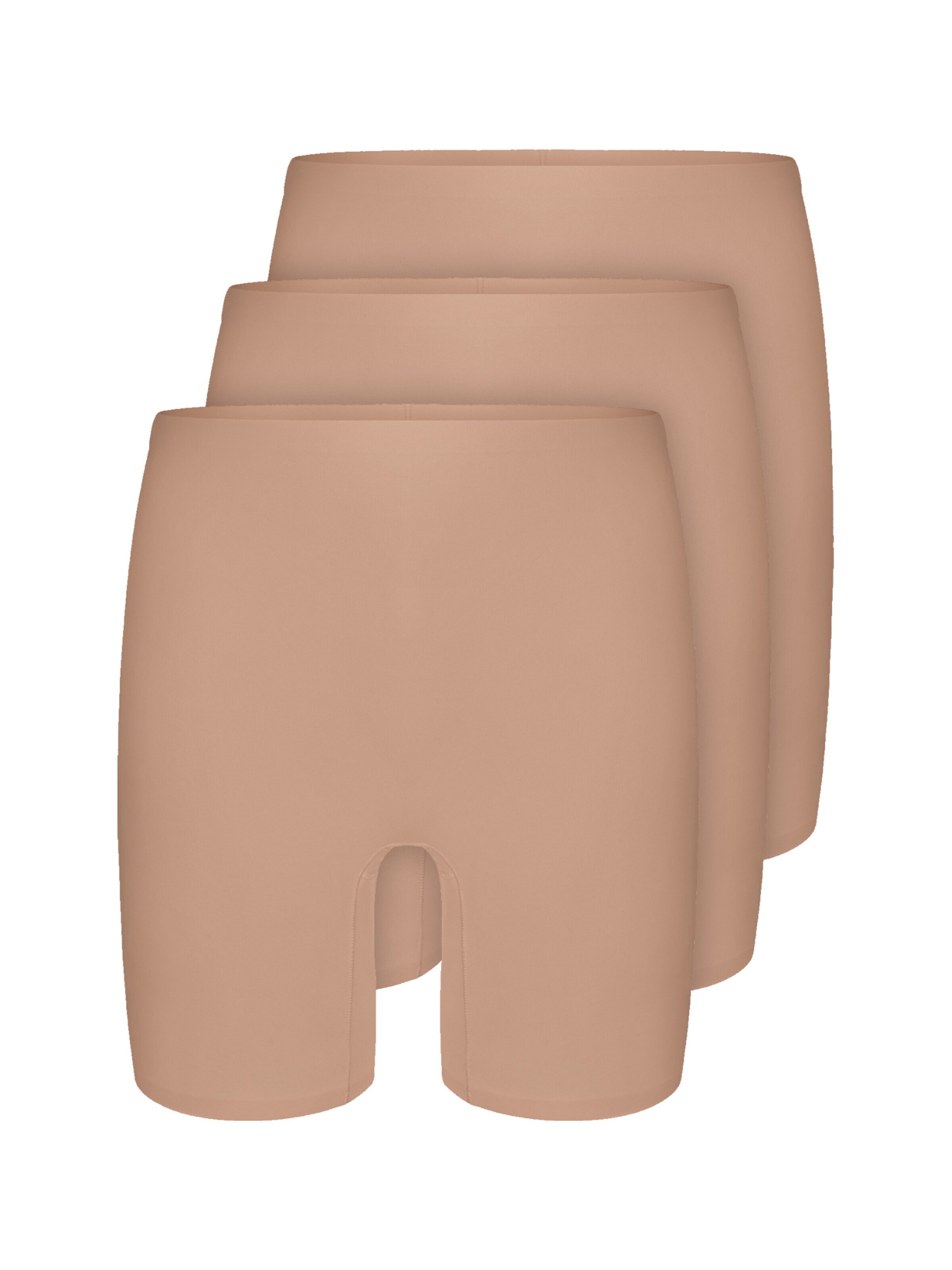 sassa Lange Unterhose 'bonded micro'‌‌‌‌ in Beige: Vorderseite