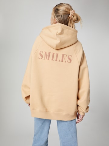 Smiles - Sudadera 'Finn' en beige