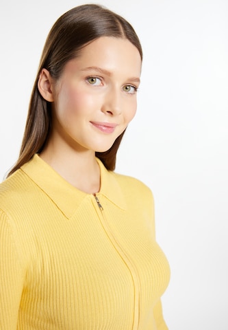 MYMO Knit cardigan 'Keepsudry' in Yellow